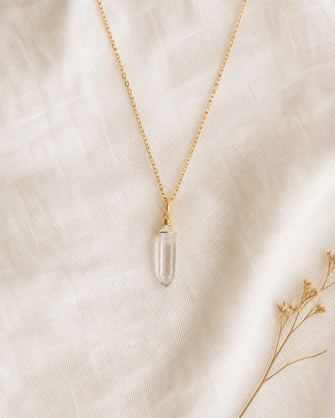 Clear quartz detail