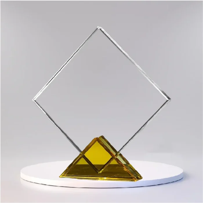 mycrystalgift Square crystal medal