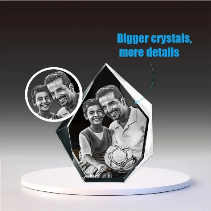 mycrystalgift iceberg crystal 3d photo crystal personalized lage