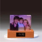 mycrystalgift Crystal photo Small size horizontal 16x14cm