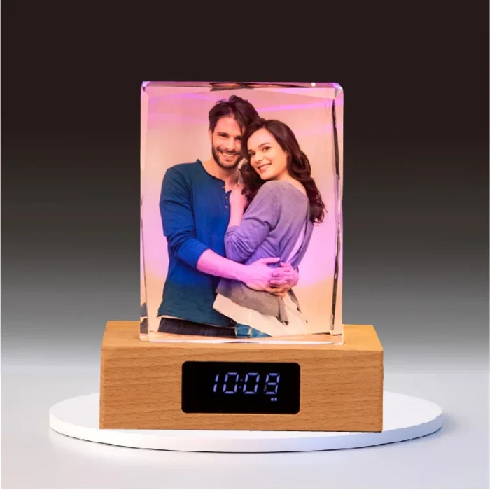 mycrystalgift Crystal photo Small size vertical 17x13.5